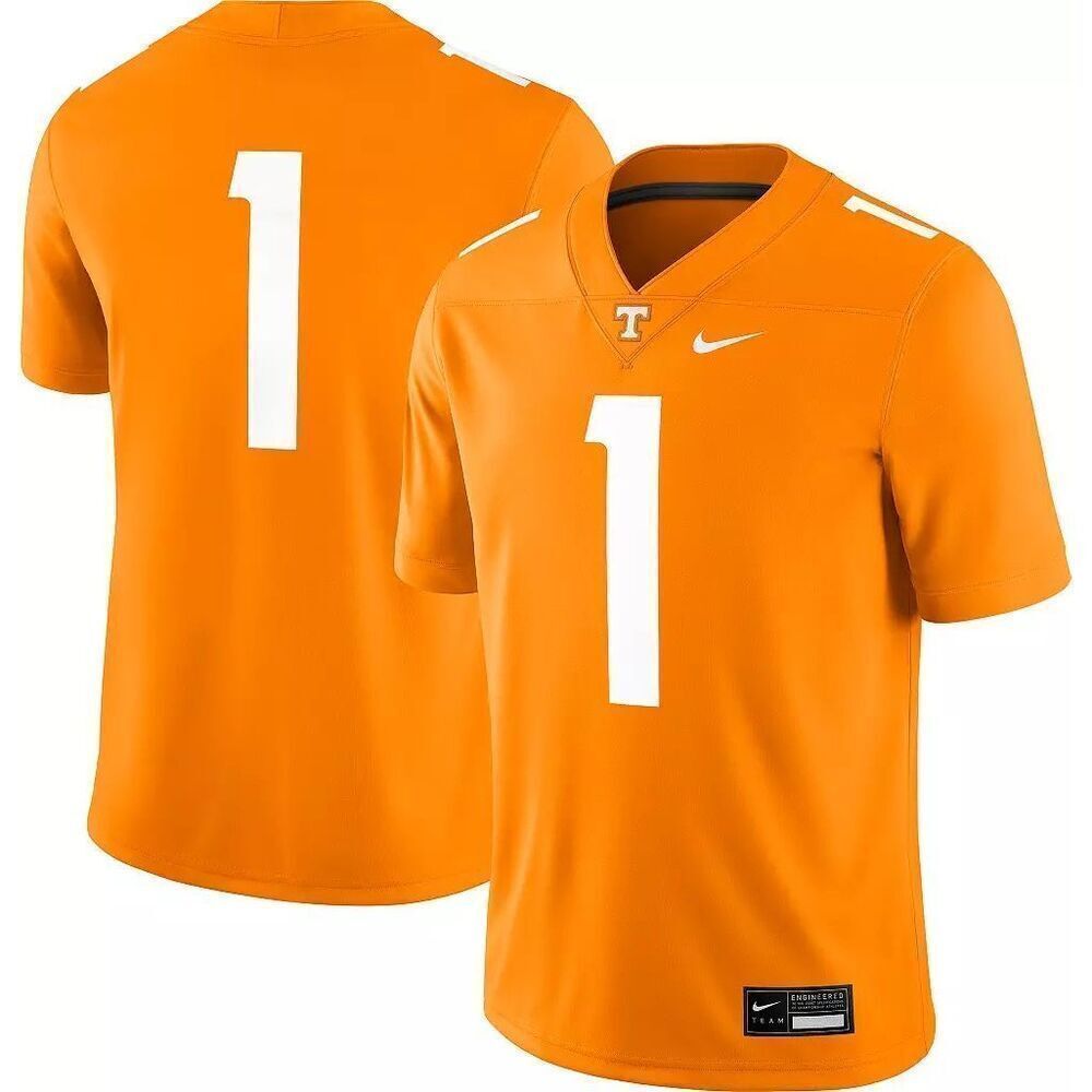 Nike NWT University of Tennessee NCAA Orange Volunteers Jersey XXL